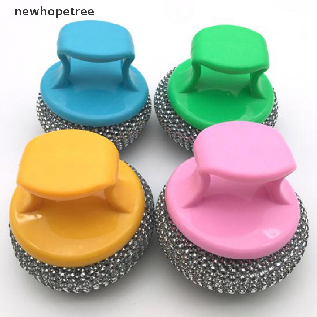 Miếng Rửa Chén Có Tay Cầm Tiện Lợi