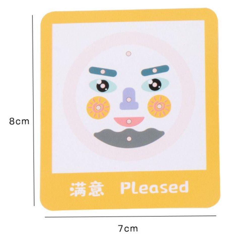 Bộ Đồ Chơi Lắp Ráp Hình Khuôn Mặt Cảm Xúc Montessori DIY