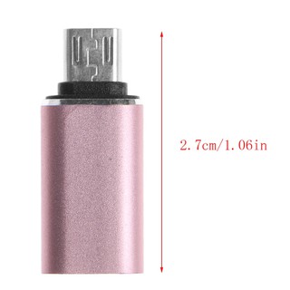 Adapter ổ cắm USB 3.1 Type C sang đầu cắm Micro USB