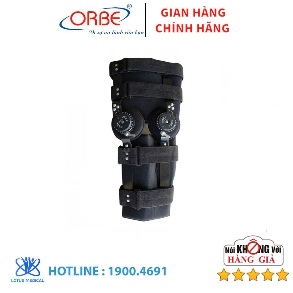 Nẹp gối chức năng ORBE - Nẹp gối ORBE hỗ trợ cố định vùng quanh khớp gối