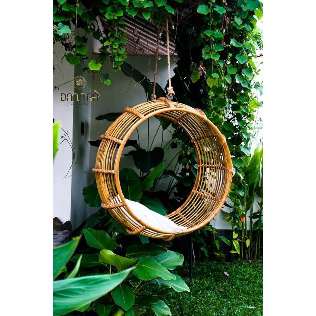 Xích Đu Tròn Quay, Xích Đu Mây Thư Giãn, XÍch Đu Mây Cao Cấp Rẻ, Ghế Treo Mây Tre, Ghế Mây ĐAN TRÀ, Nội thất Mây Tre Đan
