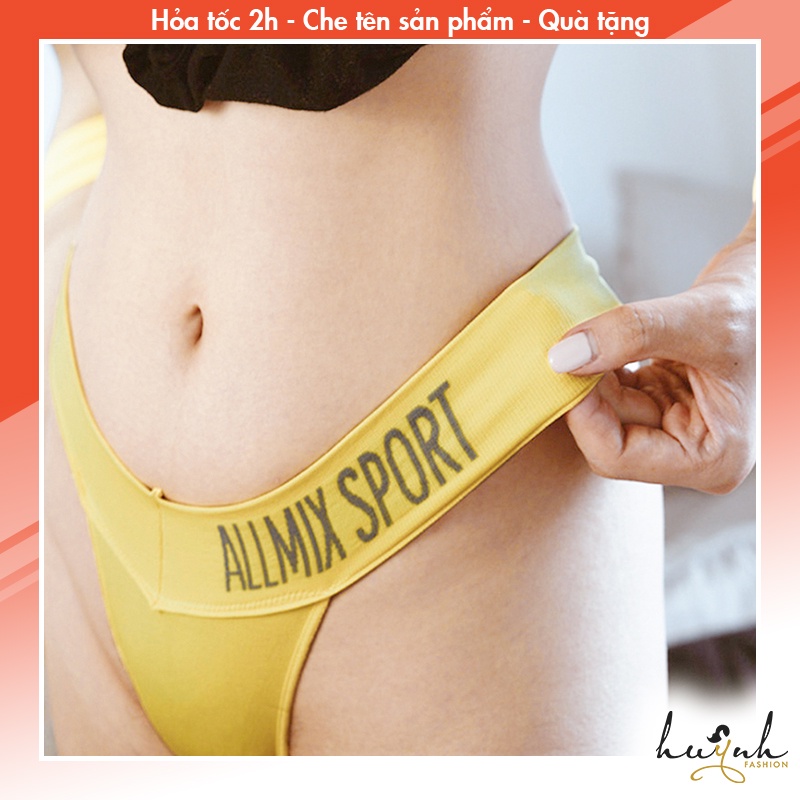 Quần lót lọt khe Allmix Sport cạp chữ V dáng thể thao đóng túi riêng - C11