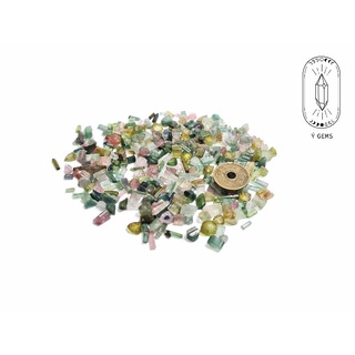Hạt đá thô Tourmaline dùng cho học tập, nghiên cứu, sưu tầm, làm handmade...