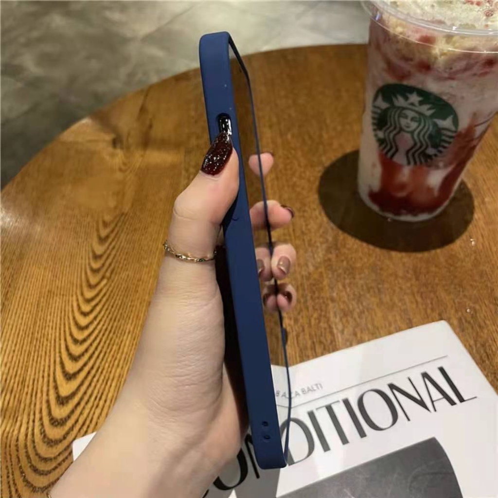 Ốp điện thoại mềm màu trơn thích hợp cho Iphone7/7plus/8/8plus/X/Xs/Xr/Xs Max/11/11pro/11pro Max/12/12pro/12pro Max