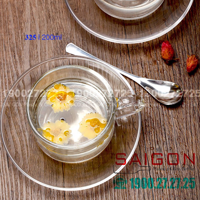 Tách Thủy Tinh Union Stack Tea Cup 200ml | UNI.324 , Nhập Khẩu Thái Lan | BigBuy360 - bigbuy360.vn