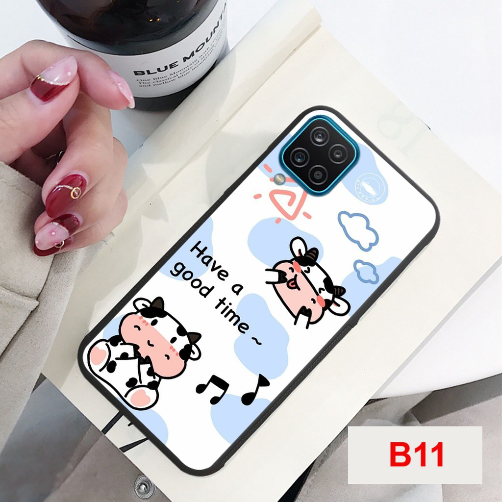 ỐP LƯNG SAMSUNG A12-SAMSUNG A22 4G 5G IN HÌNH BÒ SỮA SIÊU CUTE-GIÁ RẺ