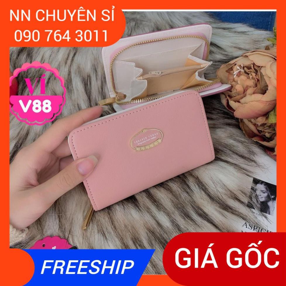 VÍ 1 KHÓA KÉO XINH XẮN CHUẨN QC ❤100% ẢNH THẬT❤