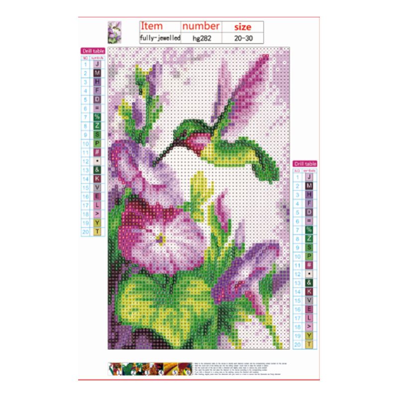 Bộ Tranh Đính Đá 5D Toàn Diện Họa Tiết Hoa Độc Đáo Trang Trí Nhà Cửa