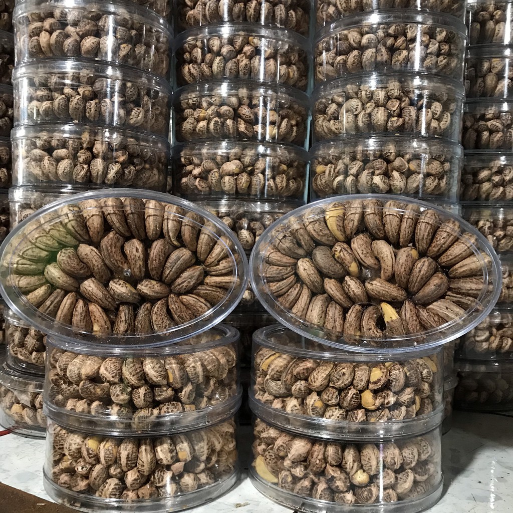 [Mã 156FMCGSALE hoàn 8% đơn 500K] [Hình Thật] 1 Hộp Hạt Điều Rang Muối Loại A+ 400Gr Chuyên Biếu Tặng