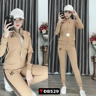 Set bộ thể thao dây kéo