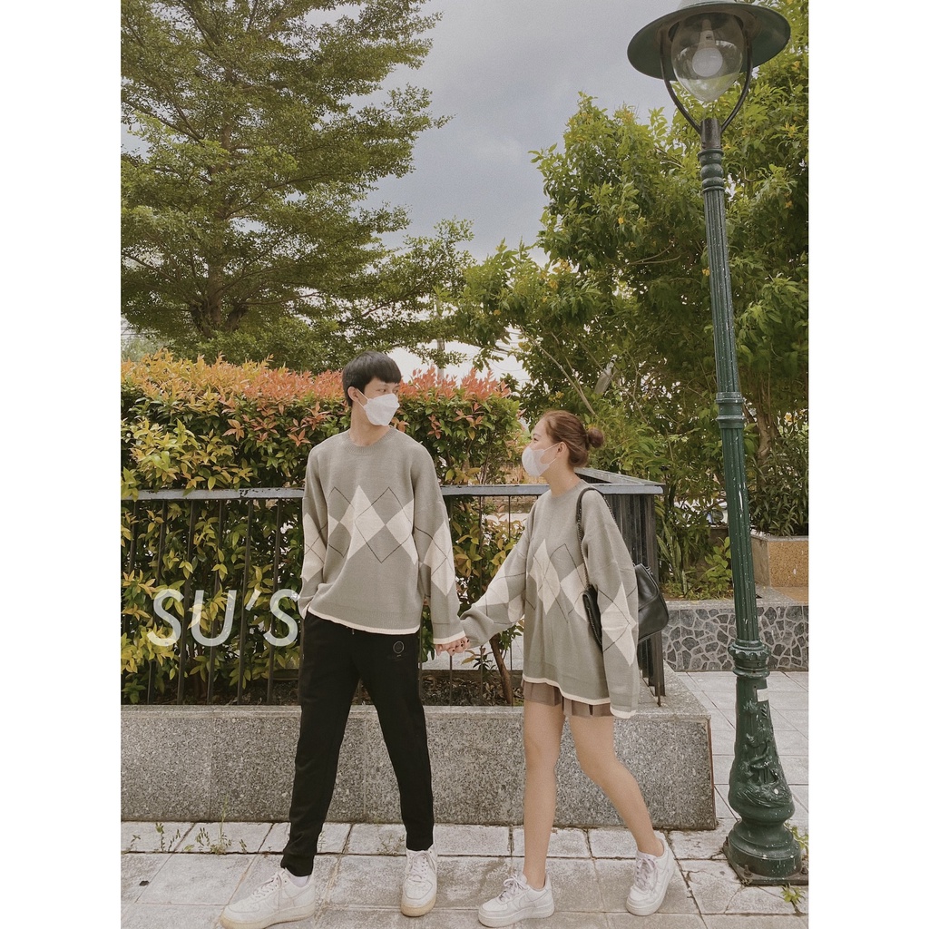 Áo len cổ tròn hoạ tiết zigzac A1982 SUSTORE