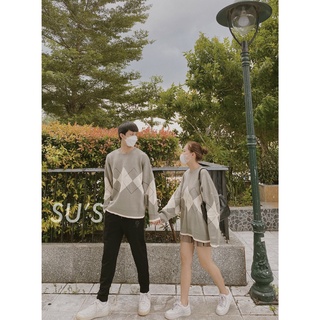 Áo len cổ tròn hoạ tiết zigzac A1982 SUSTORE