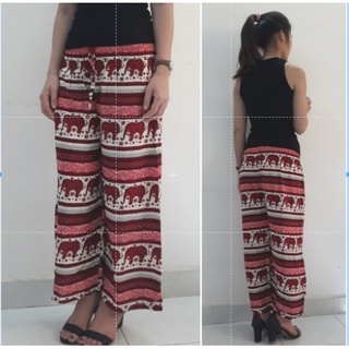 [55-65kg)Quần ống suông,lưng bo thun ôm eo