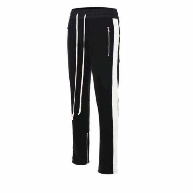 QUẦN NAM Track pant zip đen