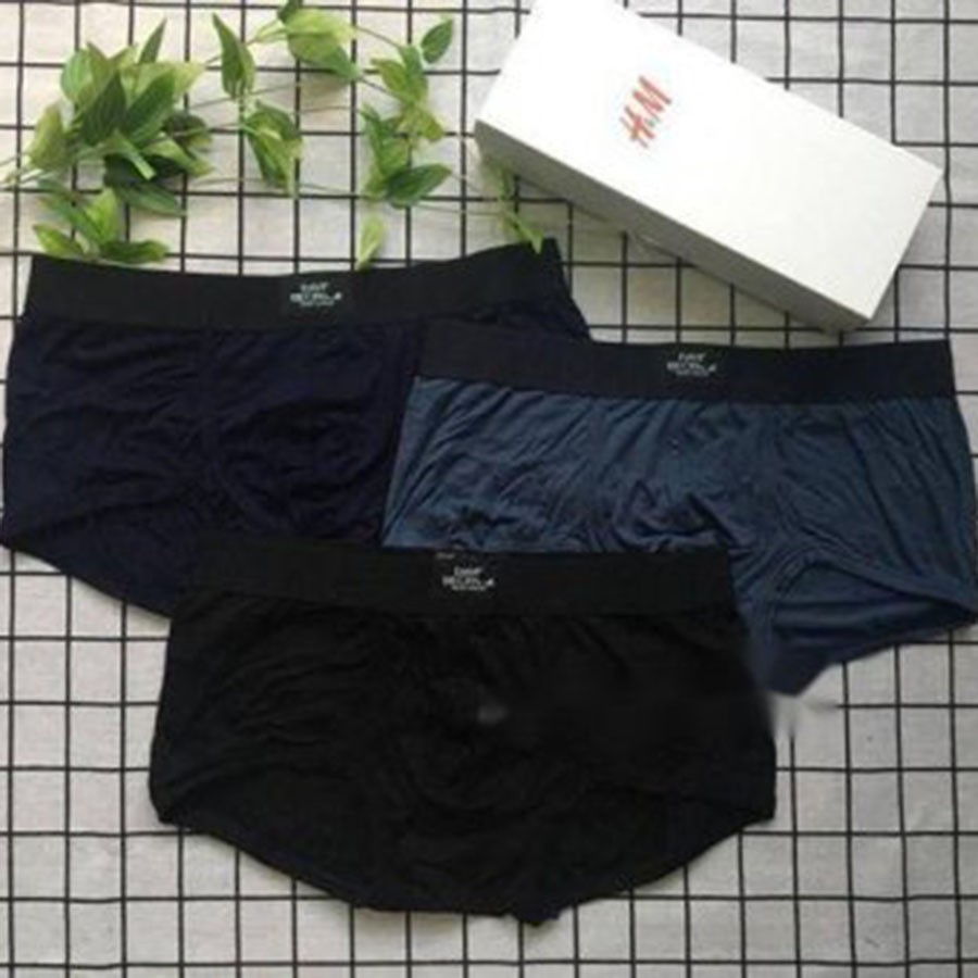 Set 3 quần boxer cao cấp H&M David Beckham mẫu quần đùi vải mềm -Hàng nhập khẩu