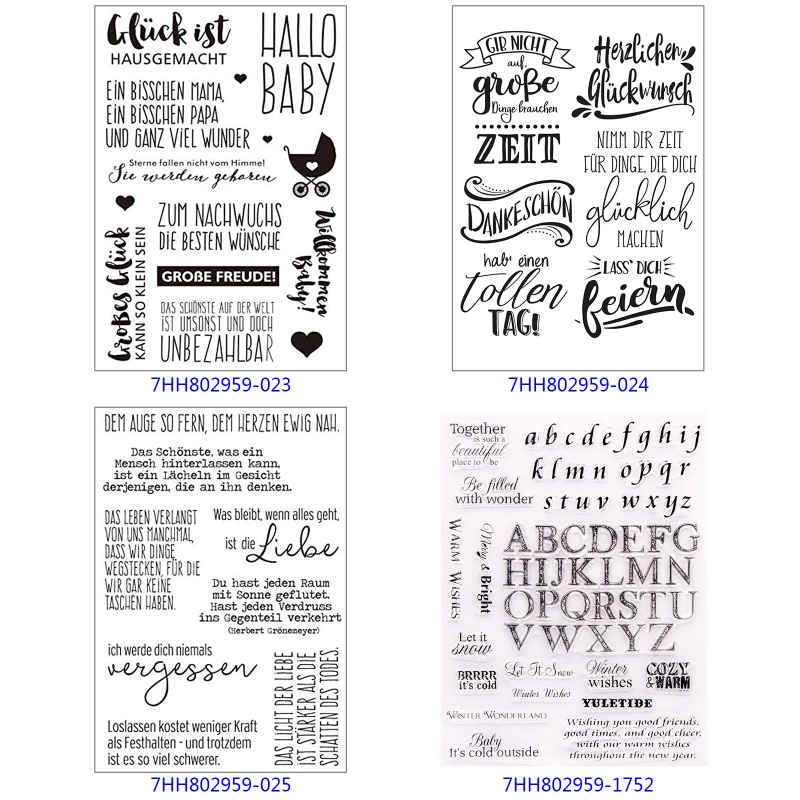 Con Dấu Silicone Trong Suốt Trang Trí Sổ Lưu Niệm