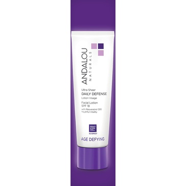 Sữa dưỡng da chống nắng dành cho da mặt Andalou Naturals 80ml