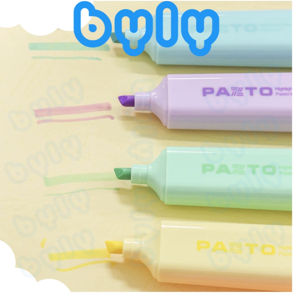 Bút dạ quang cây lớn màu pastel FO-HL009 𝑻𝒉𝒊𝒆̂𝒏 𝑳𝒐𝒏𝒈 - ByLy Store