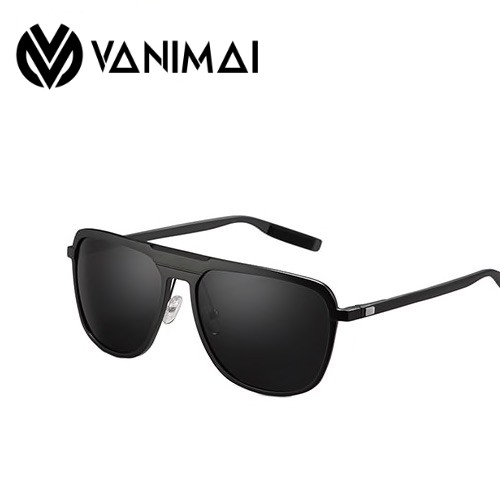 Mắt Kính Mát Nam Phân Cực, kính râm UV400, kính thời trang nam cao cấp phong cách Vuông hàng nhập Mỹ Fullbox PK017
