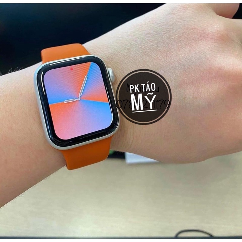 Dây Apple Watch Cao Su Màu Cam Đất Hot Trend