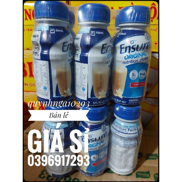 Lốc Ensure origjnal 6 chai×240ml