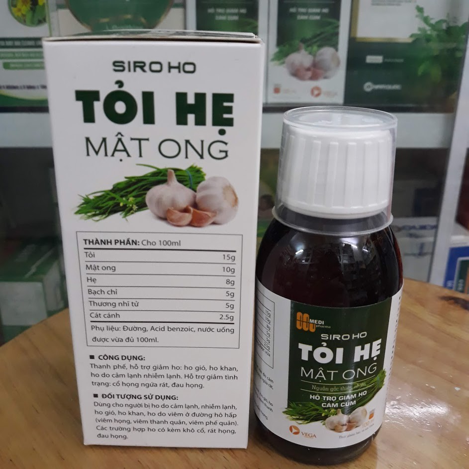 Siro Tỏi Hẹ Mật Ong 100ml