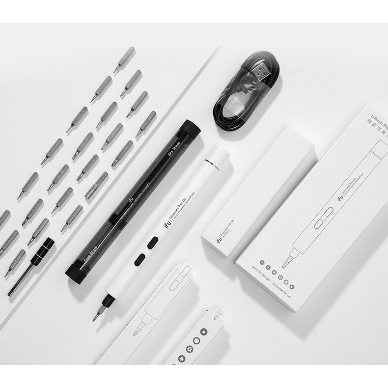 Bộ tua vít điện đa năng Xiaomi Ifu D2 - Sạc Điện bằng cổng USB