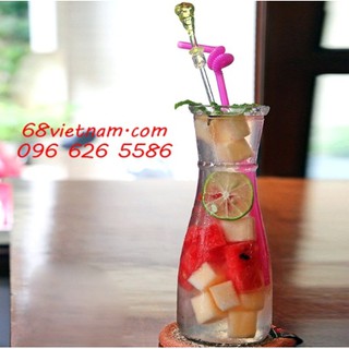Combo 4 chai thủy tinh chai eo 350 ml