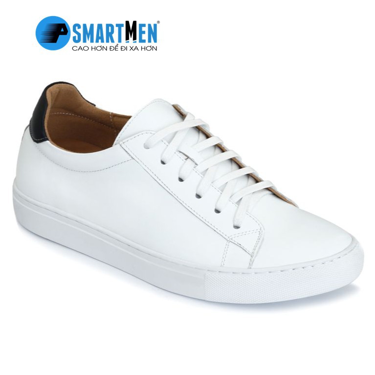 SALE 12.12 Giày tăng chiều cao thể thao Smartmen GD108T Trắng - Xa kho * ₈ . '