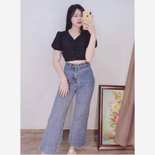 🎈 Áo Kiểu Voan Dún Ngực