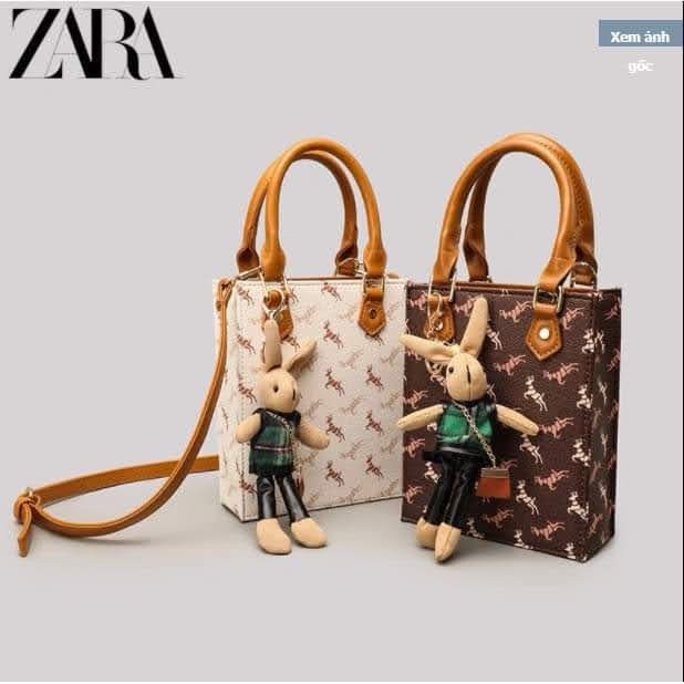 Túi xách nữ ZARA vải da chính hãng