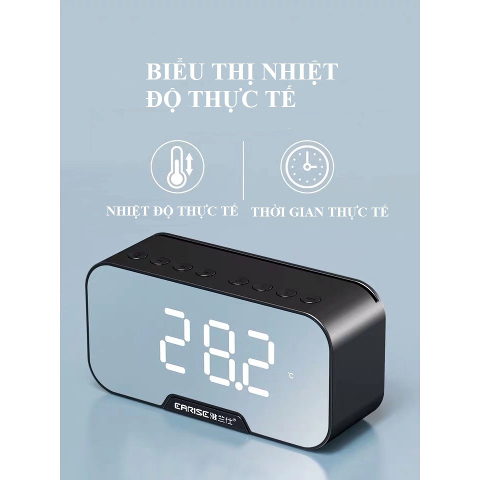 LOA BLUETOOTH KIÊM ĐỒNG HỒ BÁO THỨC YAYUSI S2