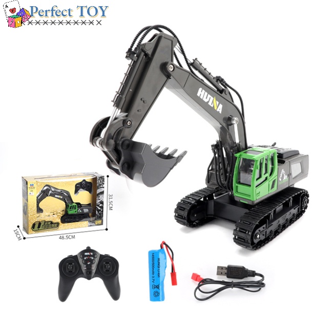 Xe Công Trường Huina 1558 Điều Khiển Từ Xa 11ch Tỉ Lệ 1 / 18