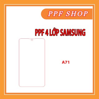 DÁN PPF DẺO CHỐNG VA ĐẬP MẶT TRƯỚC CHO SAMSUNG A71