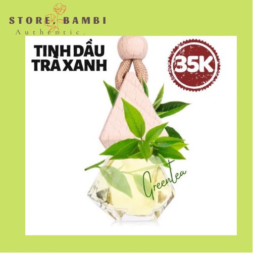 💖 𝘽𝘼𝙈𝘽𝙄 💖Tinh Dầu Treo Phòng Greentea Thiên Nhiên 7ml