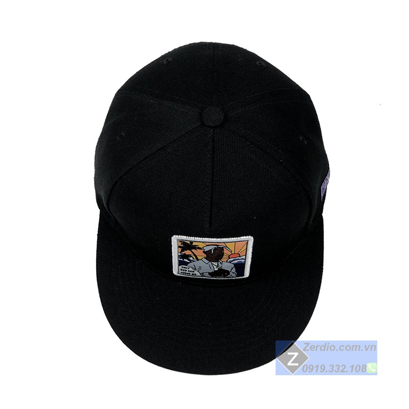 Nón Snapback hiphop nam nữ màu đen phong cách thời trang cá tính