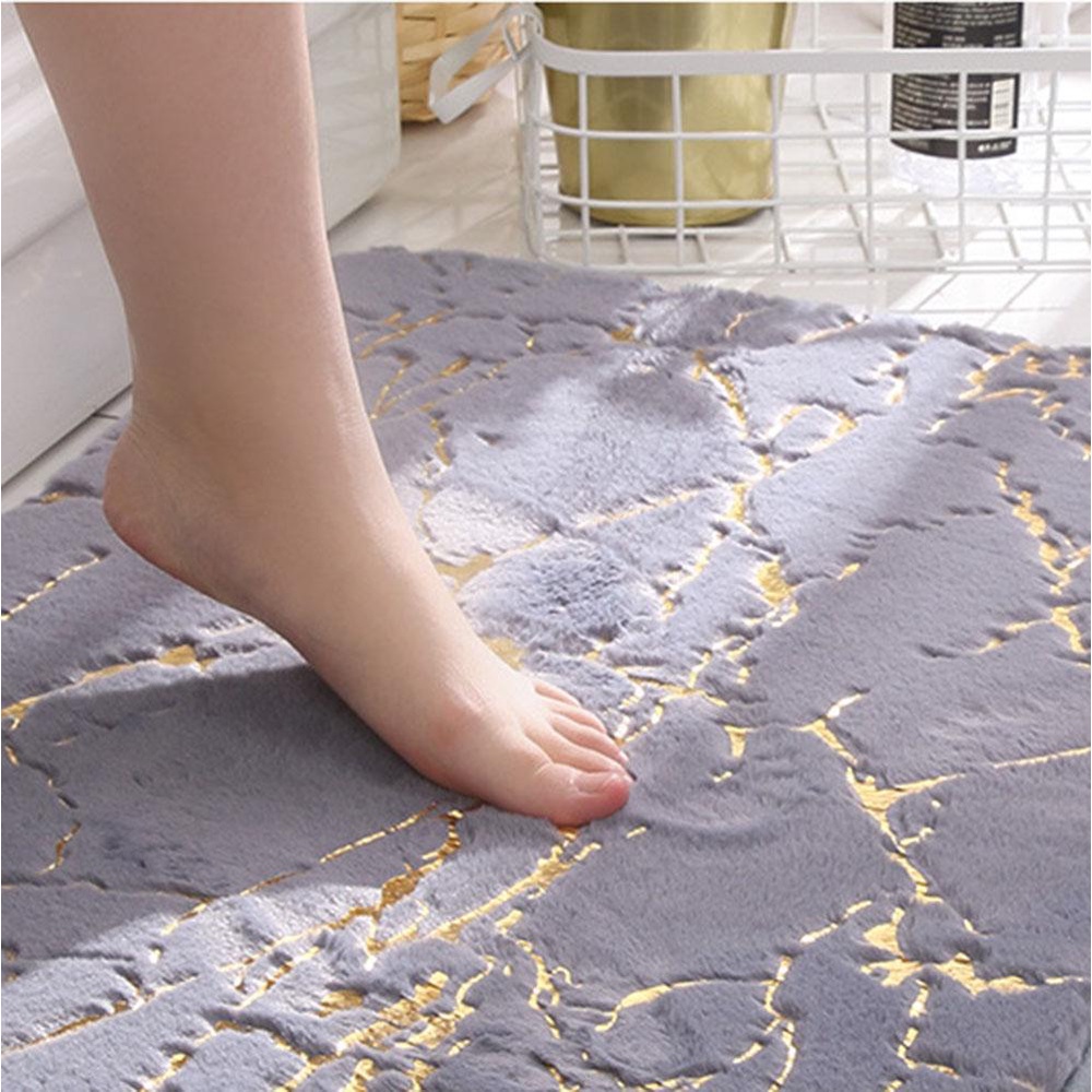 Thảm Lót Sàn Nhà Tắm Bằng Vải Nhung Chống Trượt Chống Mài Mòn