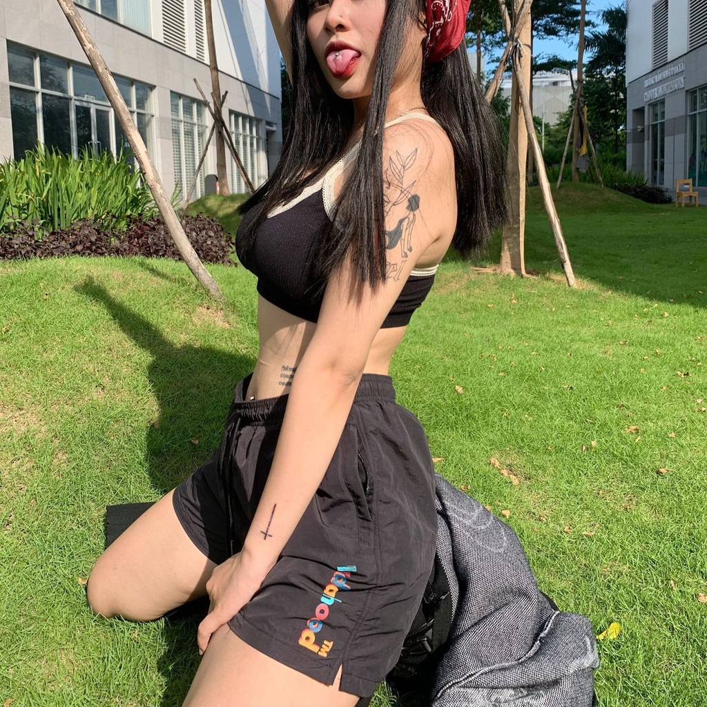 Quần short dù phối màu Colorful INDAHOOD | BigBuy360 - bigbuy360.vn