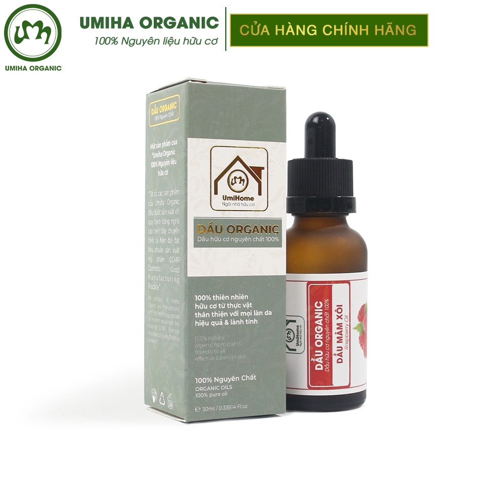 Dầu Mâm Xôi Nguyên Chất Umiha 30ml | Giúp Dưỡng Ẩm, Làm Mềm Da, Mượt Tóc, Chống Lão Hóa Hiệu Quả