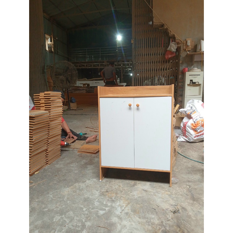 Tủ giày cánh trắng 60x80x30
