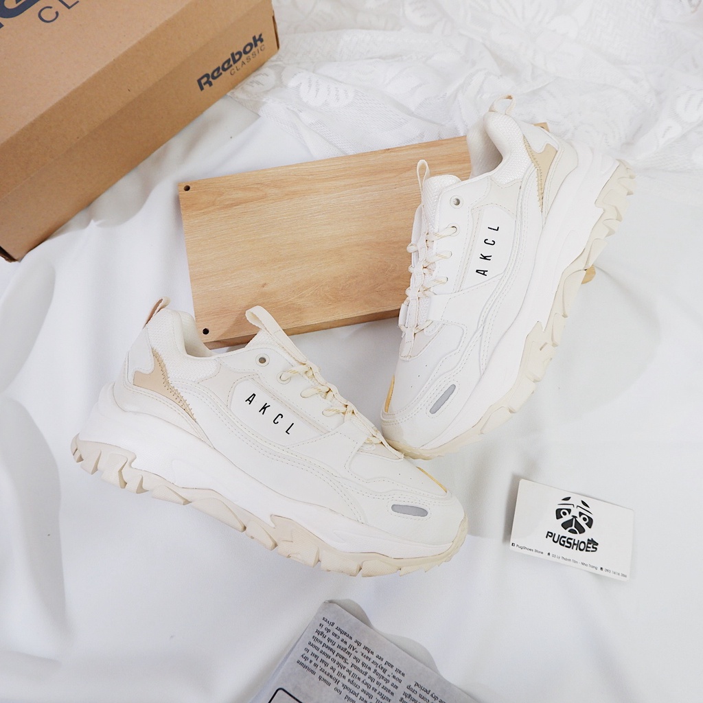 Giày sneaker Akiii Classic Cream Mustard chỉ có tại PUGSHOES STORE