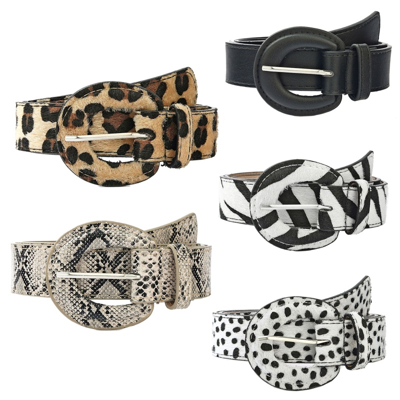 Thắt lưng da tùy chọn họa tiết cá tính thời trang