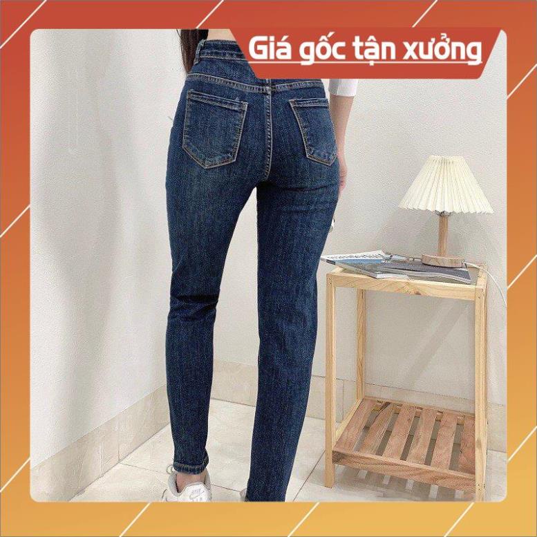 Quần jean bò baggy nữ jeans lưng cao chất xịn hàng Quảng Châu phong cách Hàn Quốc style hot năm 2021-HAPONO-J037 | BigBuy360 - bigbuy360.vn