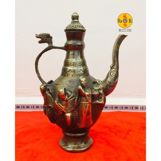 Bình Trà Bát Tiên - Tượng Đồng Phong Thủy