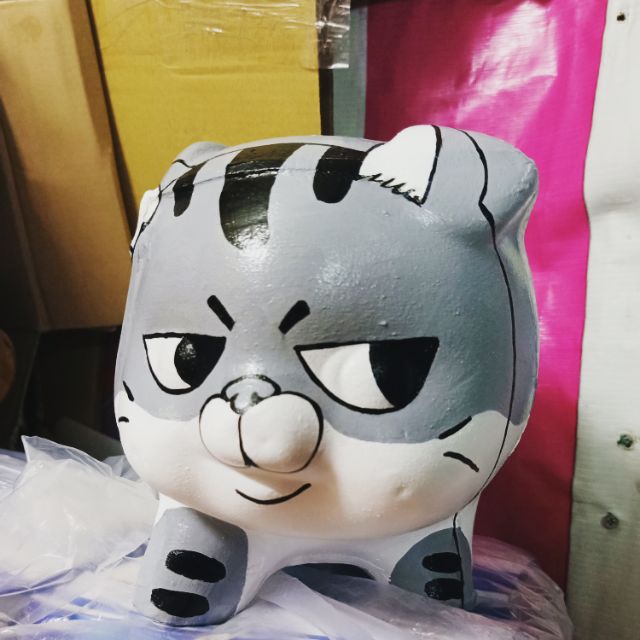 [ Big Size] Mèo Ami - Heo đất vẽ 3D Handmade