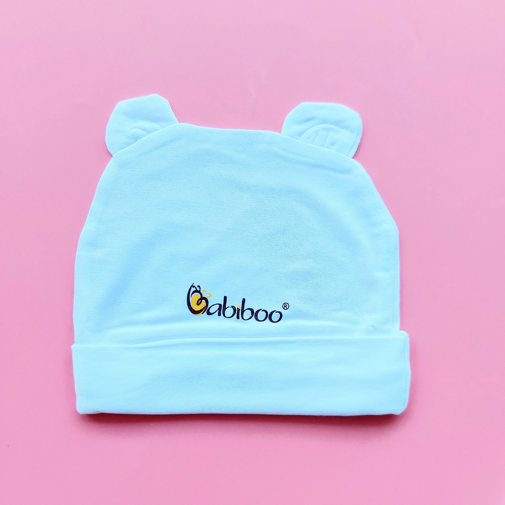 Set sơ sinh cài lệch 5 món Babiboo vải visco siêu mềm cho bé