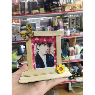 Khung ảnh bằng que kem handmade