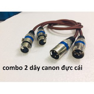 Dây canon kết nối âm thanh đực-cái