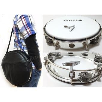 Combo Trống lắc tay và Bao đựng Lục Lạc Gõ Bo Tambourine Yamaha MT6