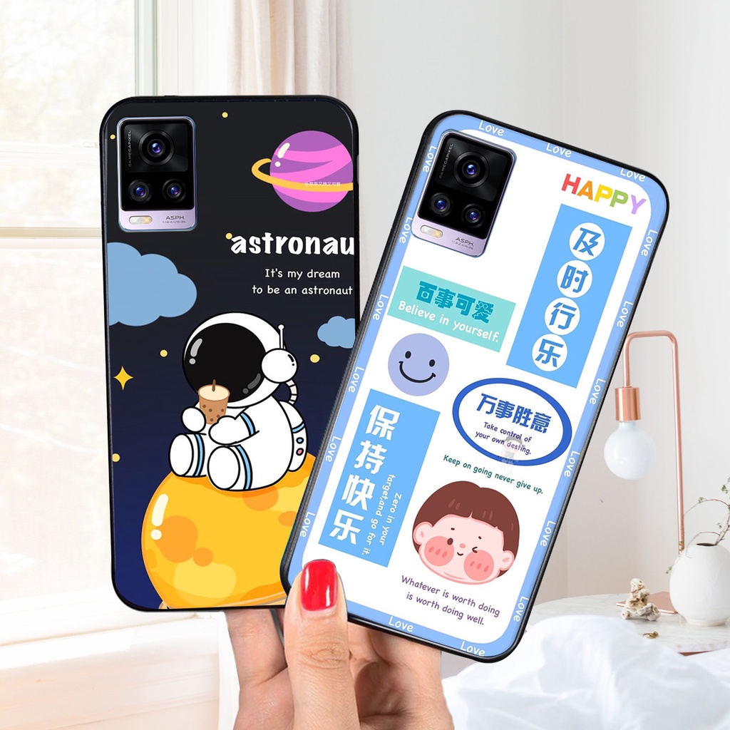 Ốp lưng Vivo V20 in hình 3D GẤU cute be@r, soda, happy day cực hot ,thời thượng